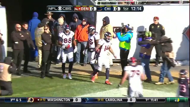 Brock Osweiler's Nice Pass to Demaryius Thomas for a Huge TD! - Broncos vs. Bears - NFL