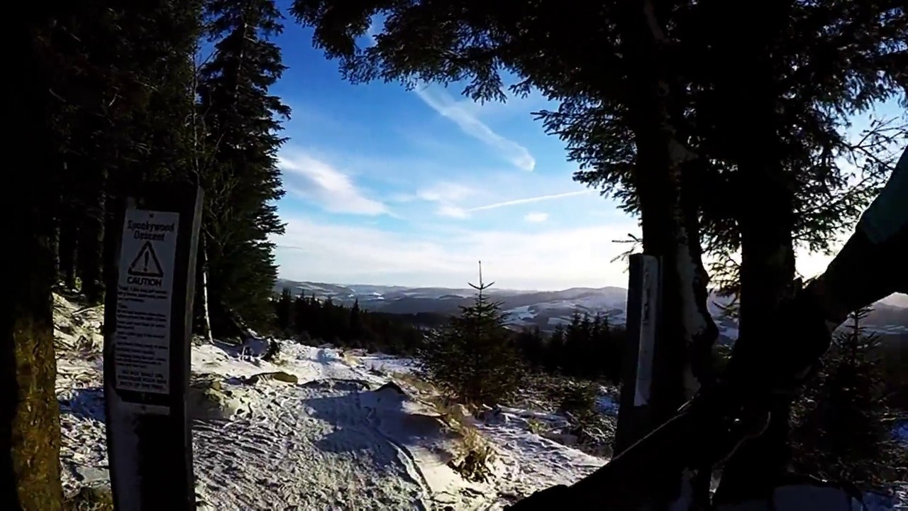 Glentress Spooky Woods in the Snow pt1
