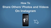 How To Share Others Photos and Videos Instagram - Instagram Tip #30