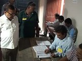 Rajkot voting by Govindbhai Patel during civicbody polls