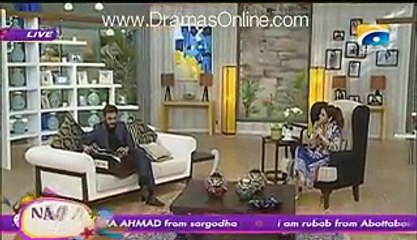 Adnan Siddiqui Singing Yeh Jo Halka Halka in a Live Morning Show