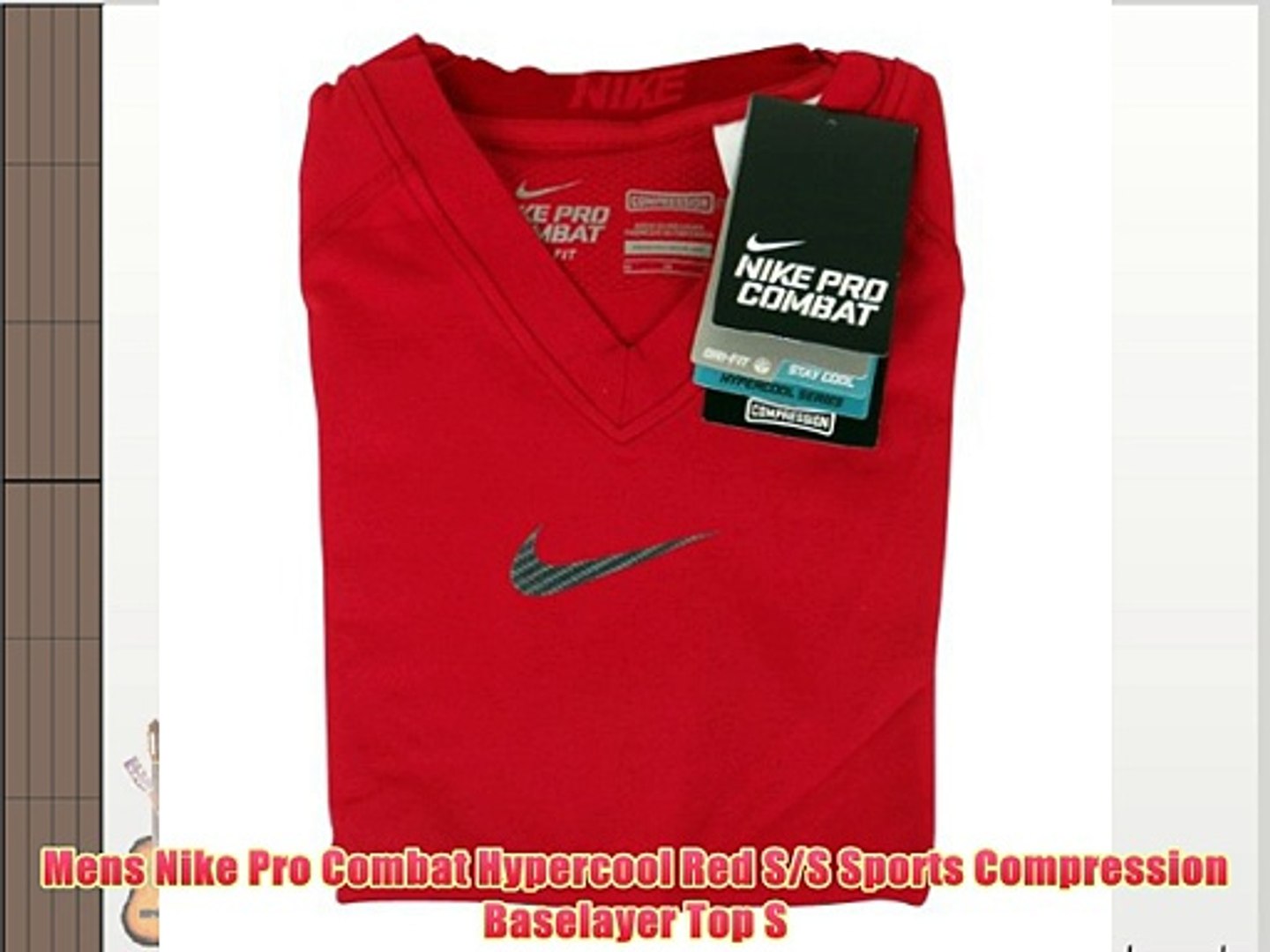 nike red base layer