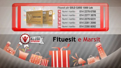 Klubi fituesve - Fituesit e muajit Mars