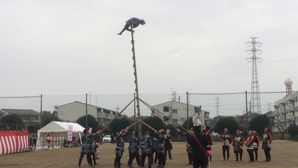 川口の木遣 － Kiyari (song for carrying heavy logs) and Hashigo-nori (acrobatic performances on a ladder) in Kawaguchi City