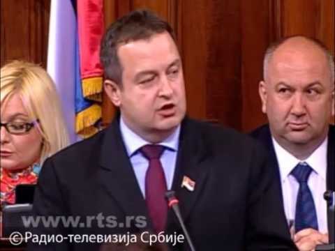 PARLAMENTI SERB-MIRATON MARREVESHJEN E QEVERISE SERBE ME ATE TE KOSOVES-LAJM