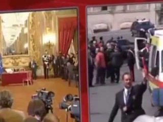 PA KOMENT-ATENTAT NE ROME-PLAGOSEN DY KARABINIERE GJATE BETIMIT TE QEVERISE-LAJM