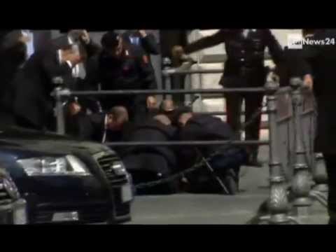 ATENTAT NE ROME-PLAGOSEN DY KARABINIERE GJATE BETIMIT TE QEVERISE-LAJM