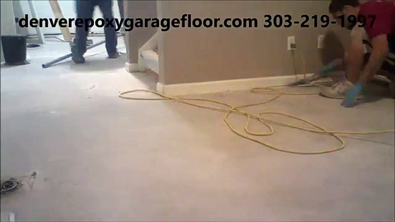 Parker Epoxy Basement Floor in Clarke Farms in Parker, Colorado