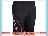 Sub Sports RX Women's Graduated Compression Baselayer Shorts - Medium Black/Pink