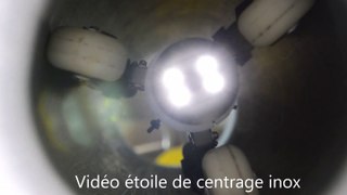 Camera d'inspection de canalisation 360 rotative pan et tilt