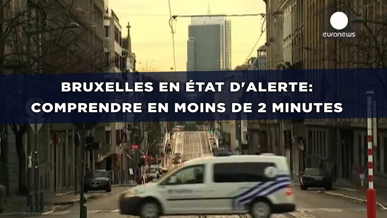 Bruxelles en état d'alerte: Comprendre en moins de 2 minutes