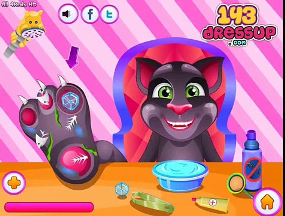 Leg Care Game-Talking Tom