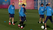 FCB Training Session: Clásico recovery session