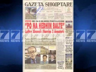 Gazetat shqiptare-Titujt kryesore te shtypit te dites 17 maj 2013