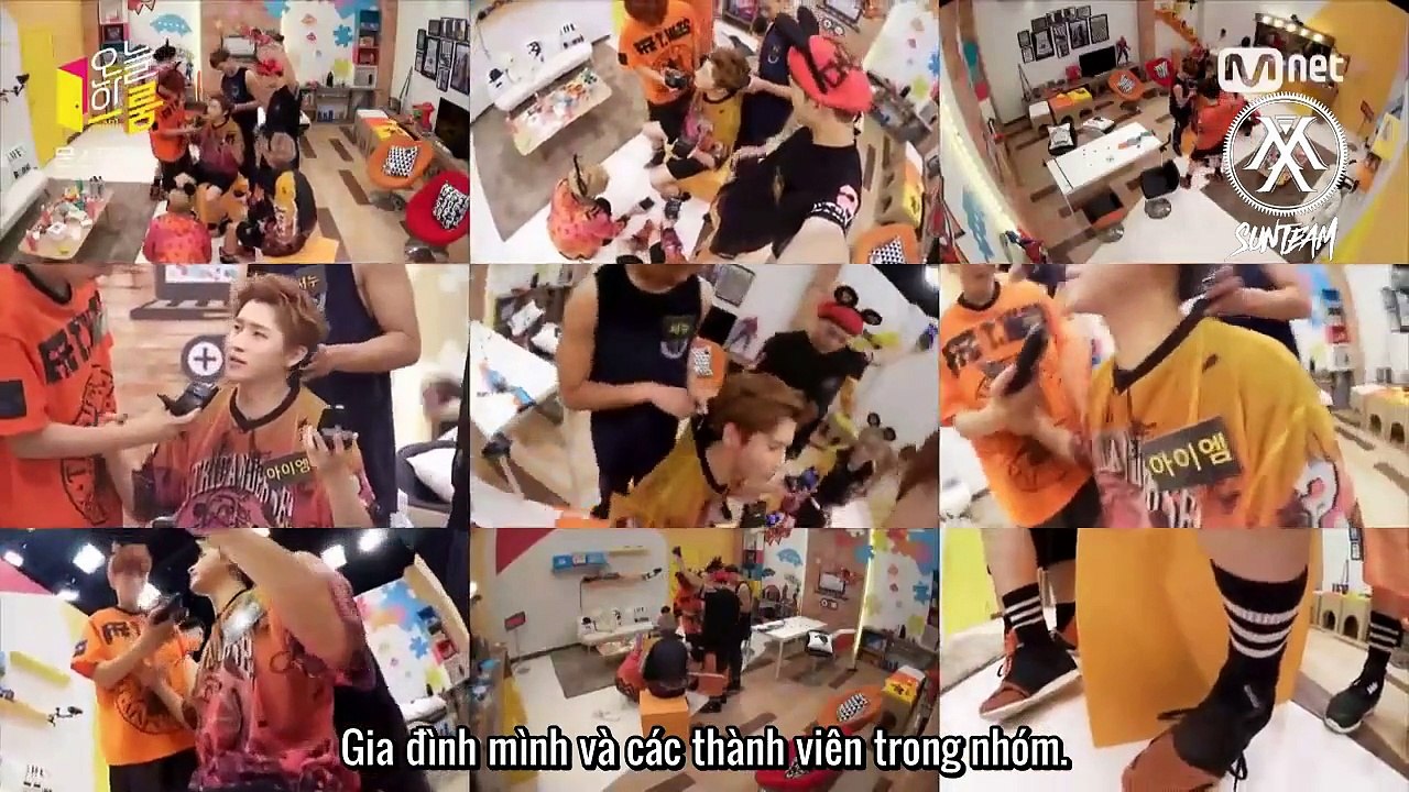 [VNMX] [Vietsub] 150916 Monsta X Today's Room Part 3 - Open up "Rush" performance (Cute ver.)