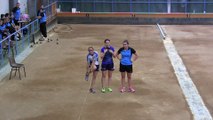 Délicates attentions du club de la Boule Curie Fontaine envers les sélectionnées de l'Equipe de France Féminine