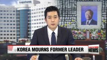 Mourners pay respects to late President Kim Young-sam