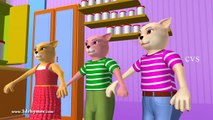 Three Little Kittens 3D Animation English Nursery rhyme for children with lyrics