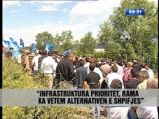 Berisha, përurime në Shkodër - Vizion Plus - News - Lajme