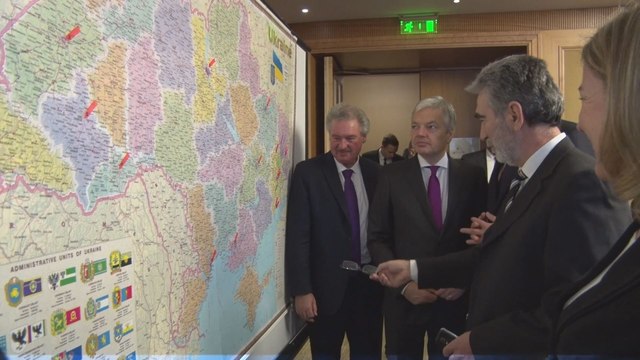 Reynders à Kiev: mettre la pression sur l'Ukraine, mais aussi sur la Russie