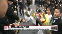 S. Korean naval destroyer visits Manhattan