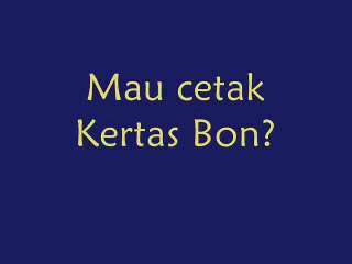 Jasa Cetak Kertas Bon Pekanbaru