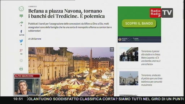Un Giorno Speciale - Alfio Marchini (Leader Lista Marchini) - 23 novembre 2015