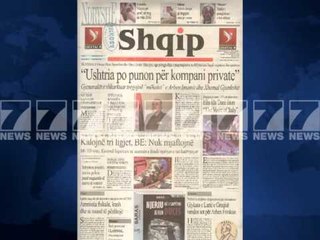 Gazetat shqiptare-Faqja e pare e shtypit te dites 31 maj 2013