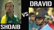 Pakistan India Cricket Fight - Rahul Dravid Vs Shoaib Akhtar
