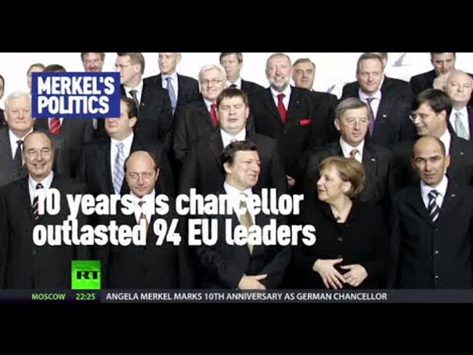 Decade in power: Angela Merkel marks 10 years as chancellor of Germany