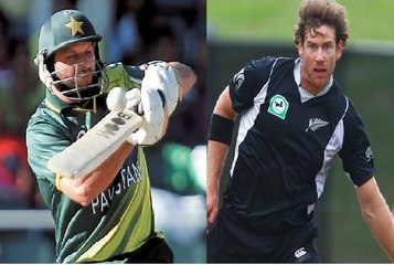 Shahid Afridi Reaction after hitting the Ball