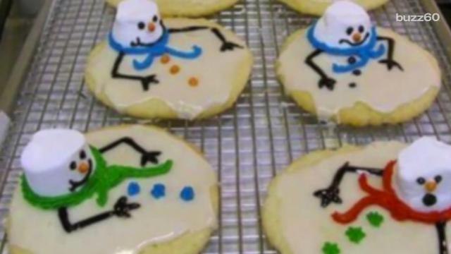 Festive sugar cookies for the holiday season
