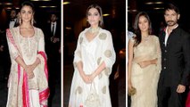 Sonam Kapoor, Alia Bhatt,Shahid Kapoor Celebs Masaba Gupta Madhu Matena Reception Party