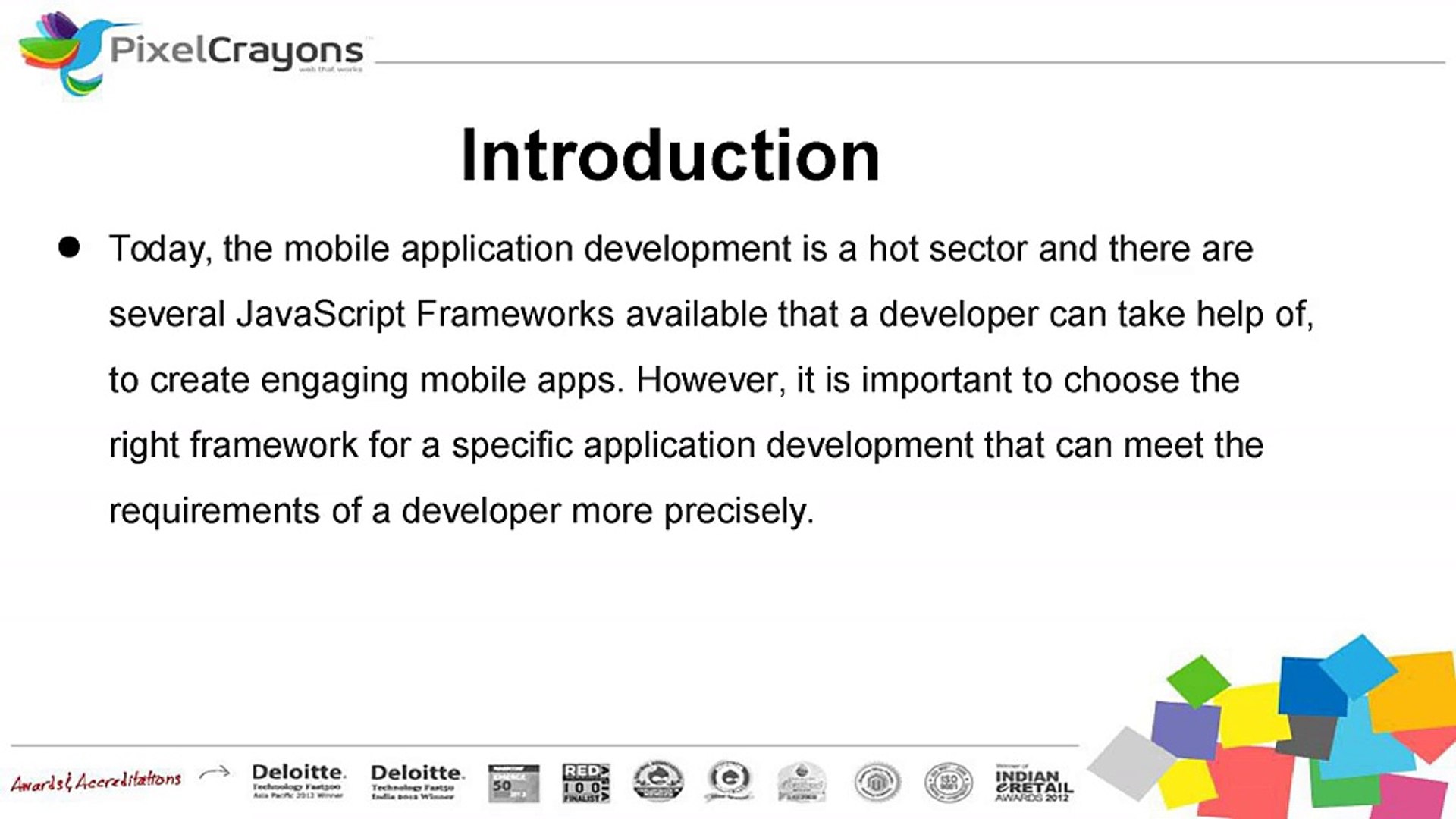 Best Javascript Frameworks For Mobile App Developer
