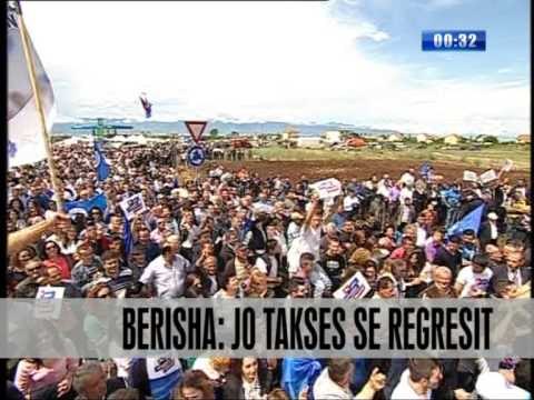Berisha: Jo taksës së regresit - Vizion Plus - News - Lajme