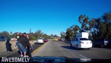 Ride in Hell Guy Crashes Motorcycle