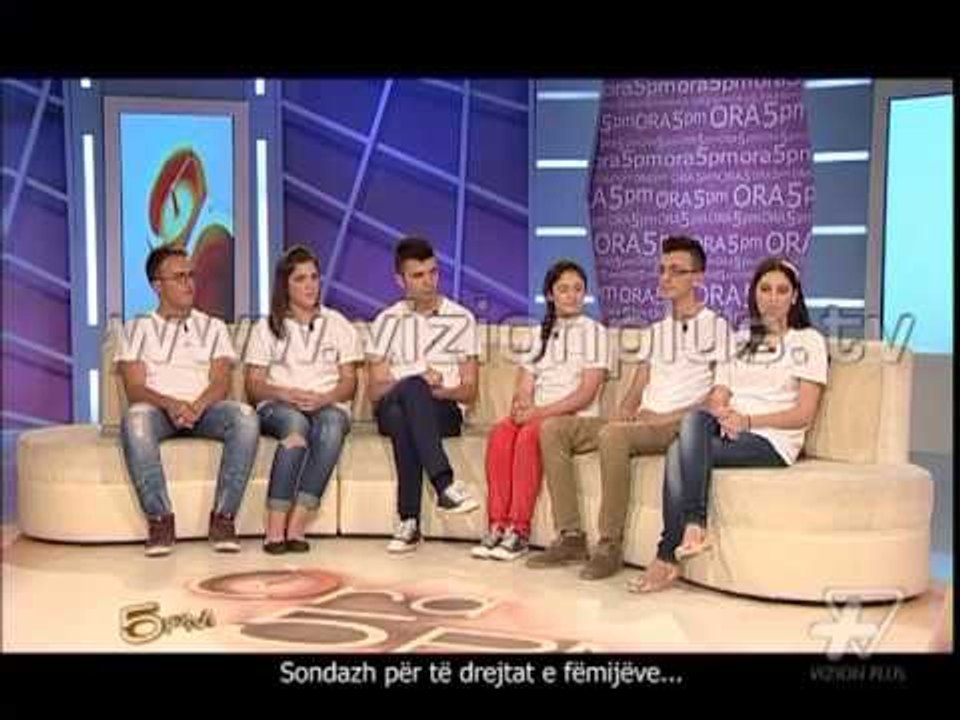 Sondazh për të drejtat e fëmijëve - Ora 5 PM 5 Qershor 2013 Pj.1 - Vizion Plus - Talk show
