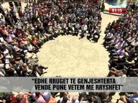 Rama në Poliçan: Rrugët, të gënjeshtërta - Vizion Plus - News - Lajme