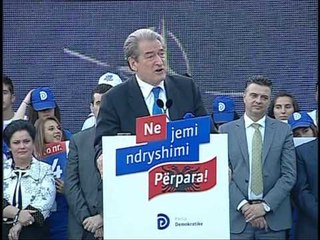 FUSHATA E PD-BERISHA MITINGJE NE PERMET,TEPELENE,DELVINE E SARANDE LAJM