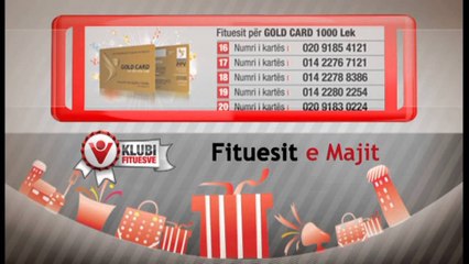 Klubi i fituesve - Fituesit e muajit Maj