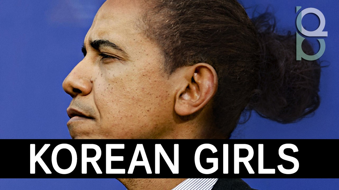 Korean girls react to Obama s Speech