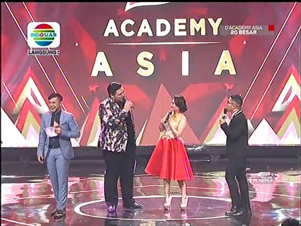 Mas Idayu, Rosalina & Saipul Jamil Introduction @ D'Academy Asia Group C