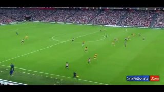 Increible golazo de Mikel San José Athletic 4 0 Barcelona Supercopa de España 2015