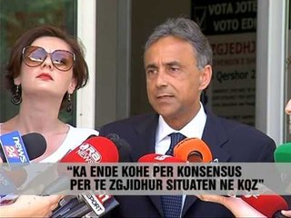 Etore Sekui takim me kryetaren e KQZ-së - Vizion Plus - News - Lajme