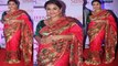 Dirty Picture Girl Vidya Balan looks Awesome & Gorgeous in Red Saree at Marathi Filmfare Awards 2015 - Bollywood New Gossip