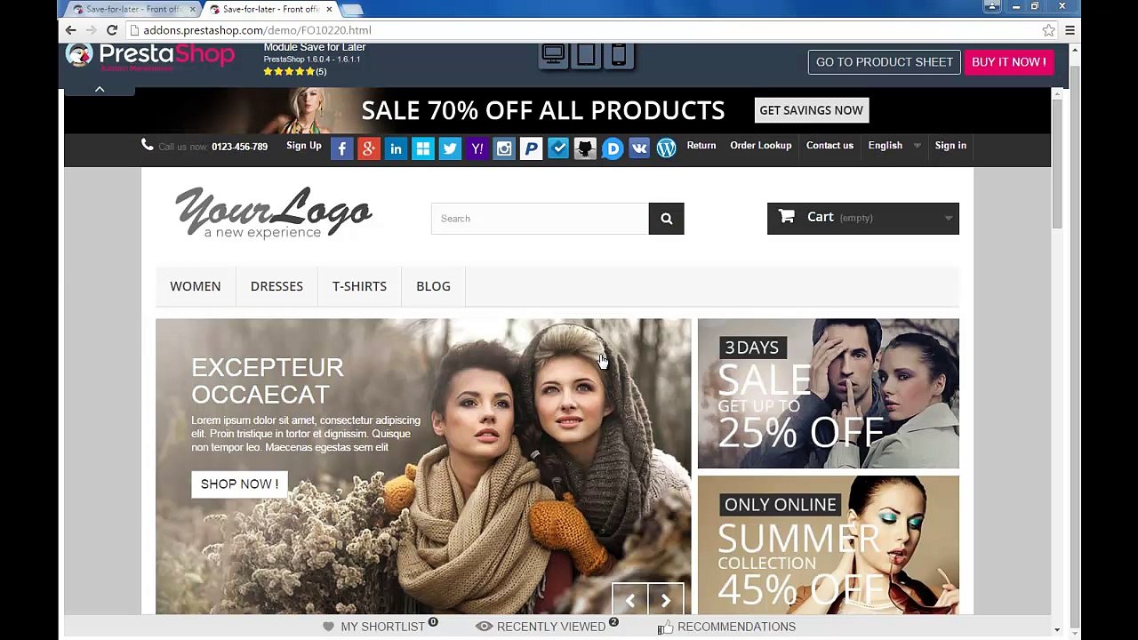 Prestashop Advanced wish list module (Introduction)