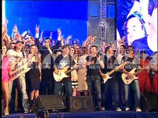 Elita 5 ne mitingun e PD ne Tirane