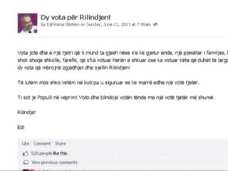 Rama ne Facebook - Vizion Plus - News, Lajme