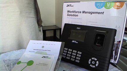 ZKteco zk in01 fingerprint reader for time attendance and access