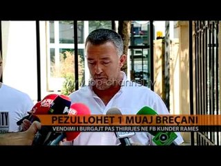 Pezullohet 1 muaj Breçani - Top Channel Albania - News - Lajme